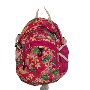 High Sierra Fatboy Laptop Backpack In Flamingo/Pink Pineapple Design